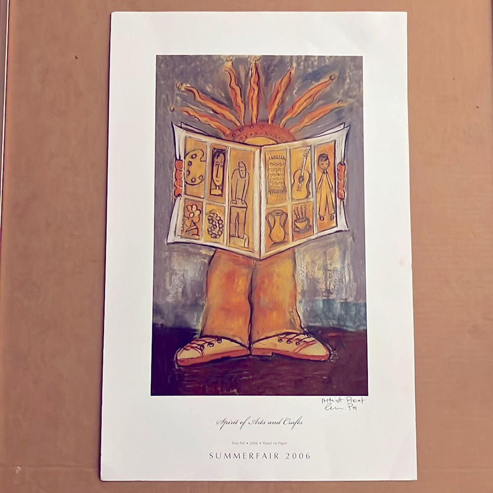 “Spirit of Arts and Crafts” •Ewa Pol •2006• Artist Proof Print •Pastel on Paper•